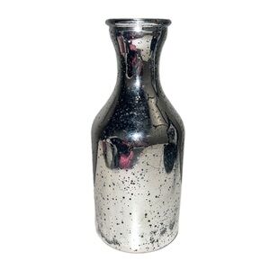 Mini Silver Textured Design Vase